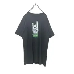 ⭐︎両面⭐︎90s usa製　MARILYN MANSON ハンドTシャツ　黒　Lのサムネイル