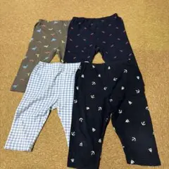 西松屋　七分丈　レギンス　4枚組