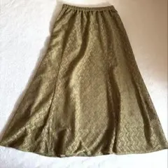 ⭐︎美品　earth music &ecologyフレアレーススカート