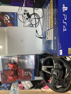 PS4本体 ホワイト + コントローラー + ゲームセット