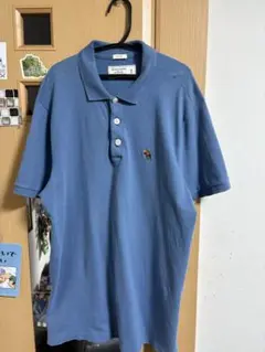 Abercrombie & Fitch アバクロ ポロシャツ M ブルーのサムネイル