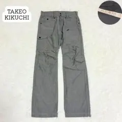 良品✨ タケオキクチ カーゴ パンツ ワーク グレー W30 コットンのサムネイル