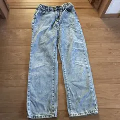 デニムパンツ 150cm ライトブルー