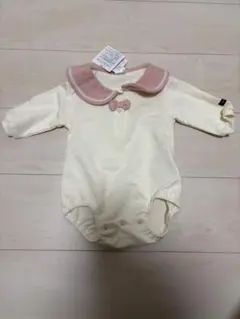 ミニーマウス 襟付きロンパース