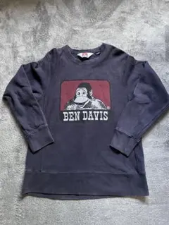 BEN DAVIS グラフィックトレーナー Mサイズ ダークグレー