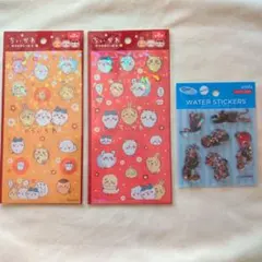 《３枚セット》ちいかわキラキラシール４　２種類　／ ピングー　ウォーターシール