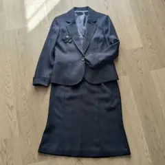✨コサージュ付き✨NOLLEY’S スーツセット ビジネス フォーマル 紺色