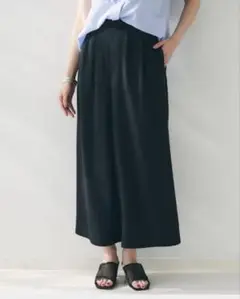 UNTITLED (アンタイトル) リラクミスト タックワイドパンツ