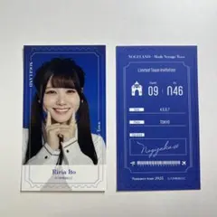 乃木坂46 C賞 伊藤理々杏 のぎめくり NOGIめくり チケット風ステッカー