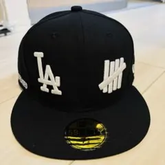 新品　未使用　UNDEFEATED LA ブラックキャップ　ニューエラ