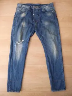 DSQUARED2 ディースクエアード バイカーデニムパンツ 48 イタリア製