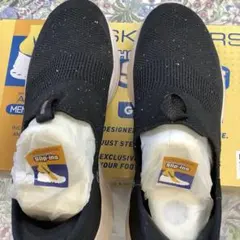 3度使用！スケッチャーズ スリップインズ (ブラック、23,5)