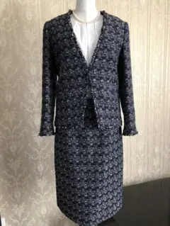 LAUTRE AMONT ロートレアモン　ツイードジャケット＆スカート　スーツ