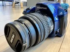 PENTAX K-30 Blue Lens Kit 18-55mm with Charger, Tested and Working