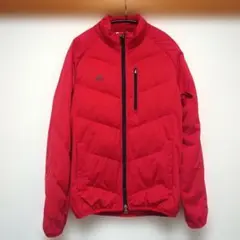 【美品】adidas 中綿　メンズジャケット Lサイズ 赤