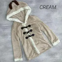美品❣️CREAM クリーム　トナカイ　ボア　ダッフルコート もこもこ防寒のサムネイル