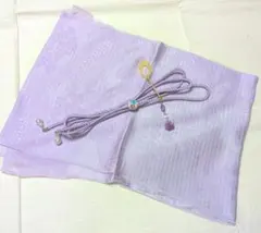 〈141〉帯揚げ、帯締め、根付けの３点セット