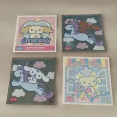 シナモロール シールセット 4枚　平成レトロ