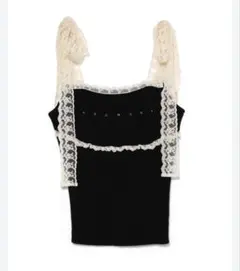 ANDMARY Lil lace knit topsのサムネイル