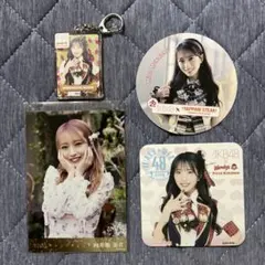 AKB48 向井地美音 生写真、コースター、アクリルキーホルダー　4点セット