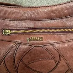 ★送料無料★ANNA SUI ローズウッド　レザー ハンドバッグ