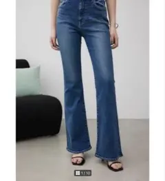 アズールバイマウジー ハイウエストフレアデニム 新品未使用