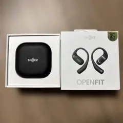 SHOKZ ショックス オープンイヤーイヤホン Open fit 骨伝導 黒のサムネイル