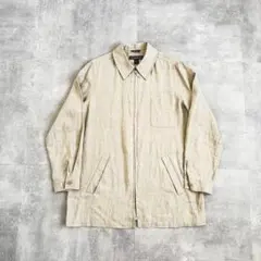 90s~ BANANA REPUBLIC ジップアップ リネンジャケット