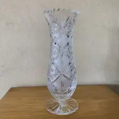 【値下げ！！】BOHEMIA ボヘミア クリスタルガラス花瓶 フラワーベース