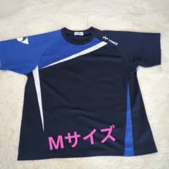 YONEX バドミントンシャツ 紺/青/白　Mサイズ
