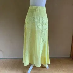 イエローレースフレアスカートのサムネイル