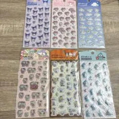 サンリオ　ぷくっとシール　6枚セット