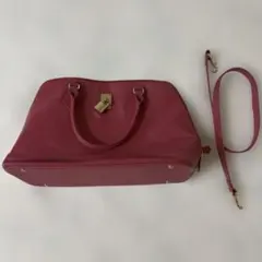 赤色 ハンドバッグ プレミアムコーティング - メルカリ