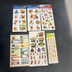 ディズニー　プーさん　シール