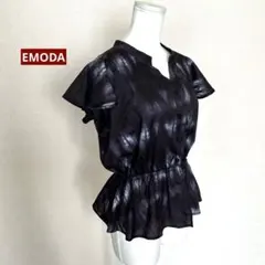 未使用　EMODA ウエストマーク　スキッパーブラウス　Ｆのサムネイル