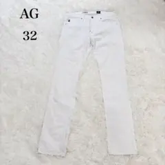 AG（32）THE MATCHBOX スリムストレートデニム　ホワイト　USA製のサムネイル