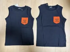 新品未使用 ノースリーブ タンクトップ 2枚セット 110cm 120cm