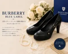 BURBERRYBLUE LABEL✨パンプス✨黒✨革製✨約23.5cmのサムネイル
