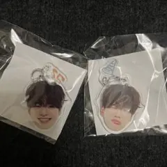 ジェヒョク　TREASURE 顔アクキー カプセルトイ 哀楽