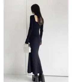 EMODA フィットフレアマキシワンピースのサムネイル
