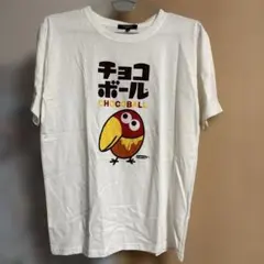 Doublefocus キョロちゃん チョコボール Tシャツ 白 L 綿100%