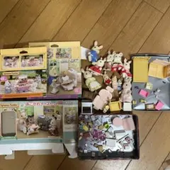 シルバニアファミリー 人形と小物セット