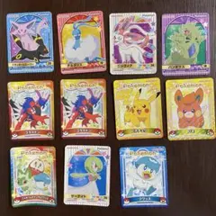 ピカチュウあり　ポケモン 丸美屋 ステッカー 11枚セット