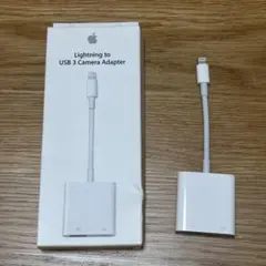 【美品】Apple純正 Lightning USB 3カメラアダプタ A1619