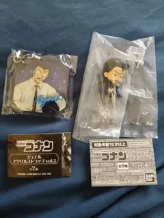 名探偵コナン　毛利小五郎　ジュエルアクリルストラップ、コレクションフィギュア