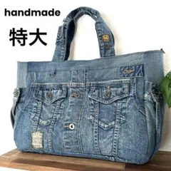 ☆デニムリメイク☆ミニボストンバッグ❥ハンドメイド❥ - メルカリ