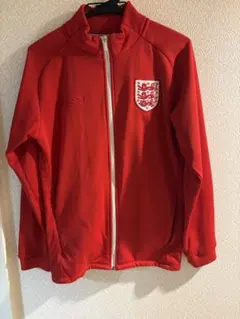 イングランド代表　フルジップフリース　レッド