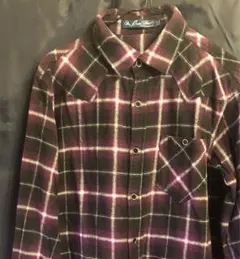 ヴィンテージ 古着チェック柄ネルシャツ XL