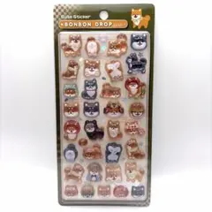【国内正規品】ボンボンドロップシール　和柄　柴犬
