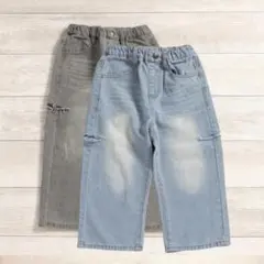 リトルウィークエンド サイドスリットデニム